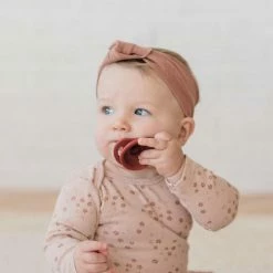 DODDLE & CO Pop & Go Pacifier - Just Peachy + Upper Rust (Twin Pack)