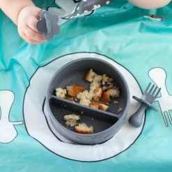 Bebelephant Grabease Silicone Suction Bowl - Grey