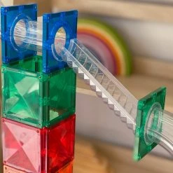 Connetix Tiles - Rainbow 92 Piece Ball Run Pack