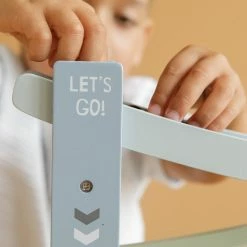 Little Dutch Wooden Car Ramp Rack - Blue