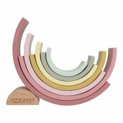Little Dutch Rainbow Stacker - Rainbow Pink