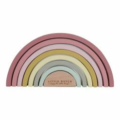 Little Dutch Rainbow Stacker - Rainbow Pink