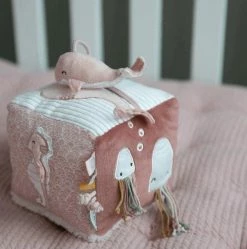 Little Dutch Soft Activity Cube - Ocean Pink