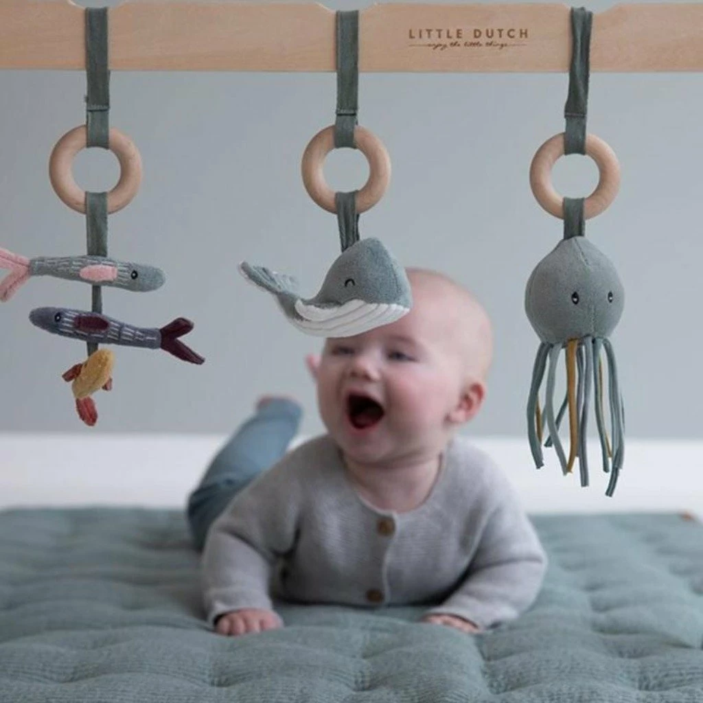 Little Dutch Wooden Baby Gym - Ocean Mint 2 Little Dutch Wooden Baby Gym - Ocean Mint