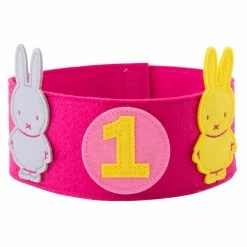 Global Affairs Miffy Felt Crown - Pink