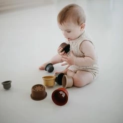 Mushie Retro Stacking Cups