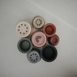 Mushie Retro Stacking Cups