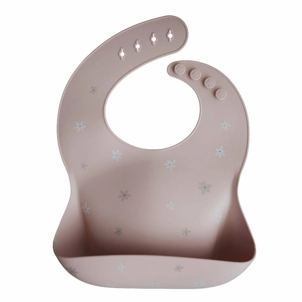 Mushie Silicone Bib - Daisy 1 Mushie Silicone Bib - Daisy