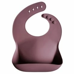 Mushie Silicone Bib - Dusty Rose