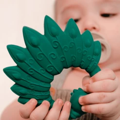 Natruba Peacock Teether - Green