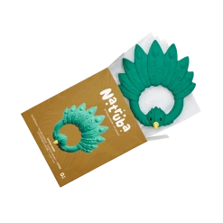 Natruba Peacock Teether - Green