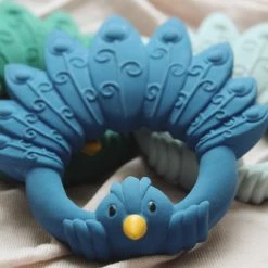 Natruba Peacock Teether - Blue 8 Natruba Peacock Teether - Blue