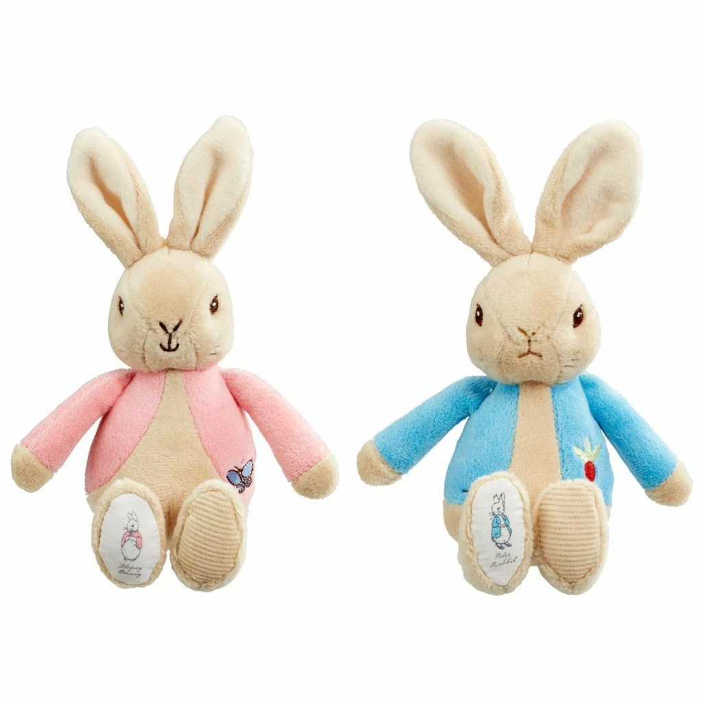 Rainbow Designs Peter Rabbit & Flopsy Bunny Bean Rattles 1 Rainbow Designs Peter Rabbit & Flopsy Bunny Bean Rattles
