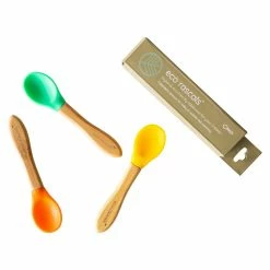 Eco Rascals Bamboo Spoons (Set Of 3) (Various Colours)