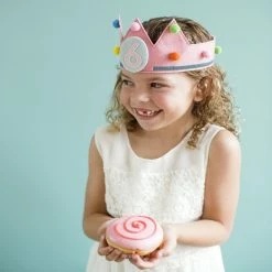 Global Affairs Pom Pom Felt Crown