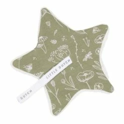 Little Dutch Pacifier Cloth - Wild Flowers Olive