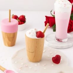 Eco Rascals Bamboo Cup With Bamboo Straws (Various Colours) 20 Eco Rascals Bamboo Cup With Bamboo Straws (Various Colours)