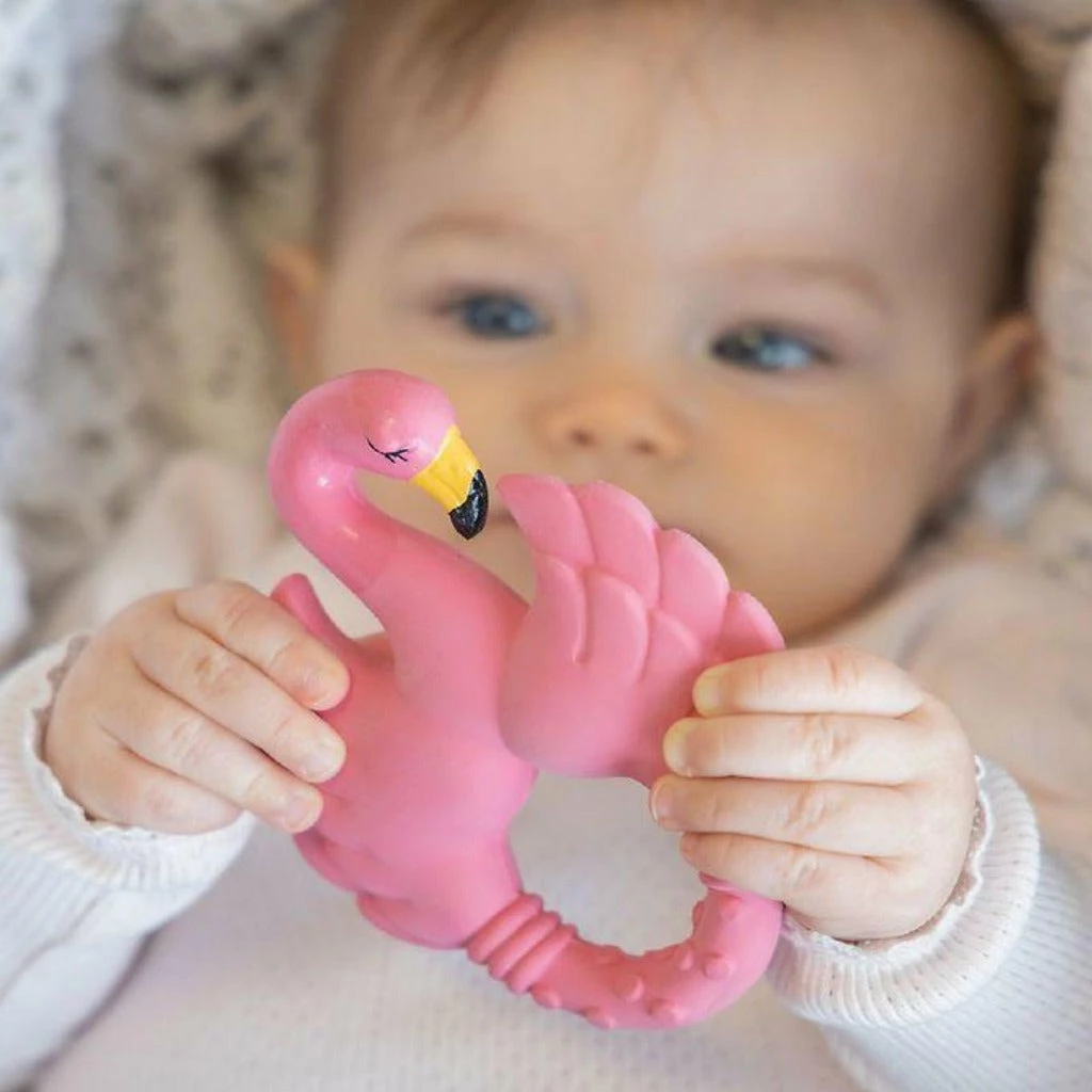 Natruba Flamingo Teether - Pink 2 Natruba Flamingo Teether - Pink