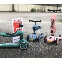 Vida Kids Scoot And Ride - Highway Kick 1 2in1 Scooter Rose