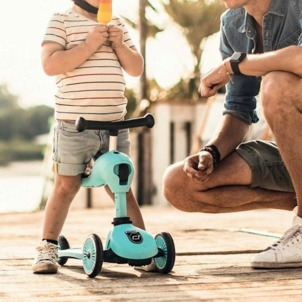 Vida Kids Scoot And Ride - Highway Kick 1 2in1 Scooter Blueberry 4 Vida Kids Scoot And Ride - Highway Kick 1 2in1 Scooter Blueberry