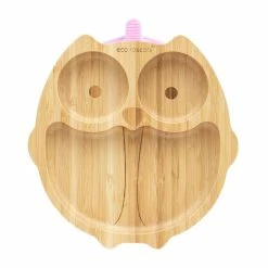 Eco Rascals Bamboo Suction Plate - Owl