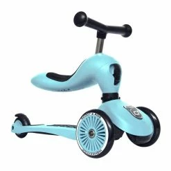 Vida Kids Scoot And Ride - Highway Kick 1 2in1 Scooter Blueberry
