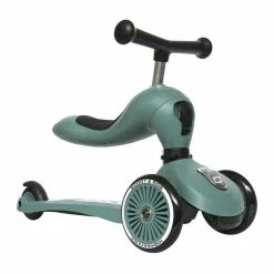 Vida Kids Scoot And Ride - Highway Kick 1 2in1 Scooter Forest