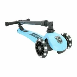 Vida Kids Scoot And Ride - Highway Kick 3 LED Blueberry