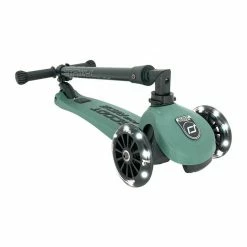Vida Kids Scoot And Ride - Highway Kick 3 LED Forest
