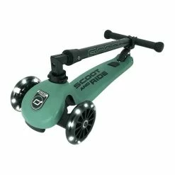 Vida Kids Scoot And Ride - Highway Kick 3 LED Forest