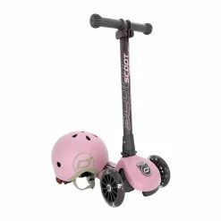 Vida Kids Scoot And Ride - Highway Kick 3 LED Rose