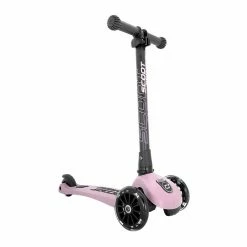 Vida Kids Scoot And Ride - Highway Kick 3 LED Rose
