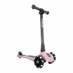 Vida Kids Scoot And Ride - Highway Kick 3 LED Rose