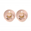 BIBS COLOUR Natural Rubber Pacifier - Blush/Blush