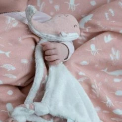 Little Dutch Cuddle Cloth Whale - Ocean Pink