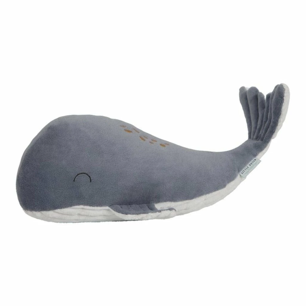 Little Dutch Large Cuddly Toy Whale – Ocean Blue 1 Little Dutch Large Cuddly Toy Whale – Ocean Blue