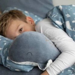 Little Dutch Large Cuddly Toy Whale – Ocean Blue