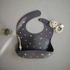 Mushie Silicone Bib - Planets