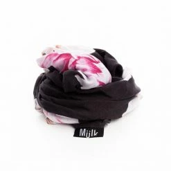 Bebelephant Miilk Muslin - Black Peonies