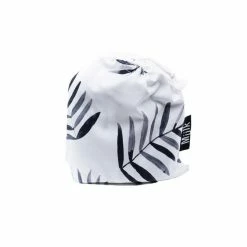 Bebelephant Miilk Muslin - Black + White Palm Leaf