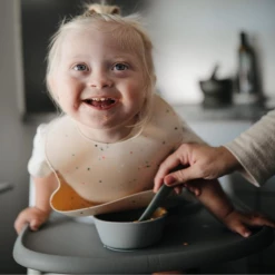 Mushie Silicone Suction Bowl - Dried Thyme