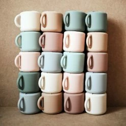 Mushie Silicone Snack Cup - Cloudy Mauve