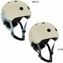 Vida Kids Scoot And Ride Safety Helmet With LED Ash