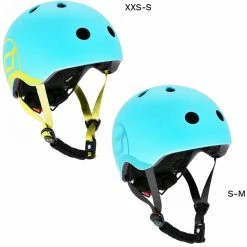Vida Kids Scoot And Ride Safety Helmet With LED Blueberry