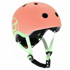 Vida Kids Scoot And Ride Safety Helmet With LED Peach