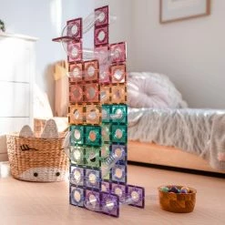 New Arrivals Connetix Tiles - Pastel 106 Piece Ball Run Pack